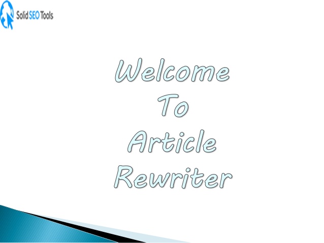 Article rewriting services