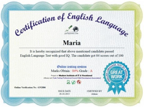 Online professional writing certificate