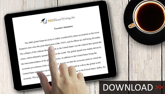 Phd dissertation writing services