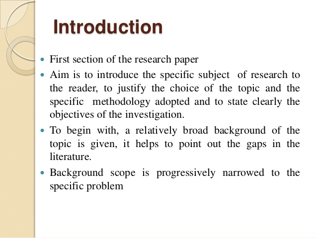 sample introduction for term paper