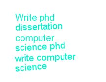 Science dissertation