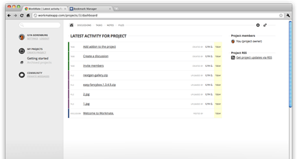 Simple project management