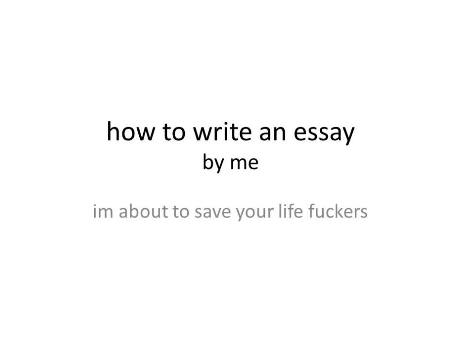 Write essays online