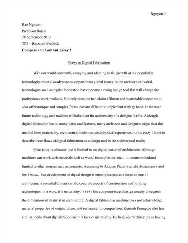 Writing a college research paper