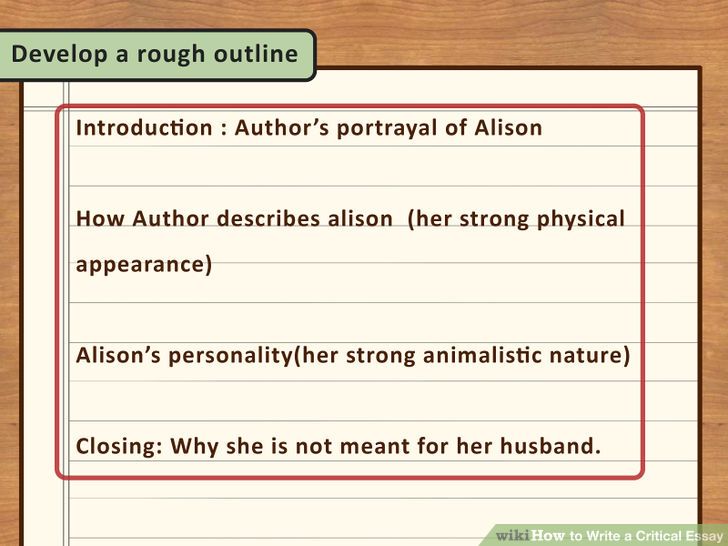 Writing critical essay